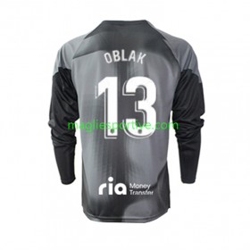 Completo Calcio Atlético Madrid Jan Oblak 13 Portiere Divisa Trasferta 2022-2023 ML